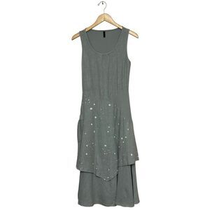 Inizio Magic Linen Tank Dress Size: S